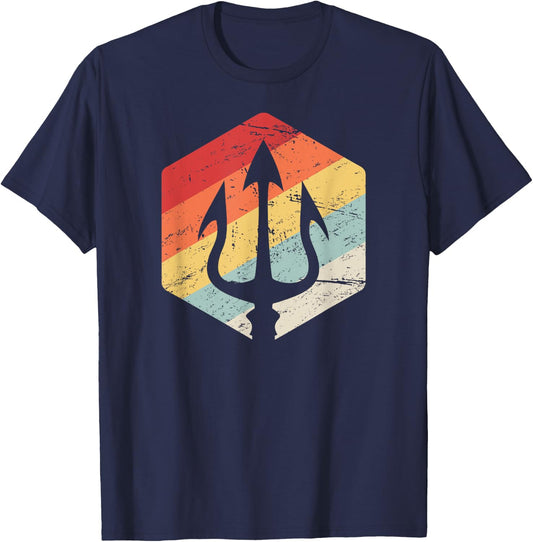 Ancient Greek Mythology - The Odyssey | Retro T-Shirt - T-Shirt | Navy