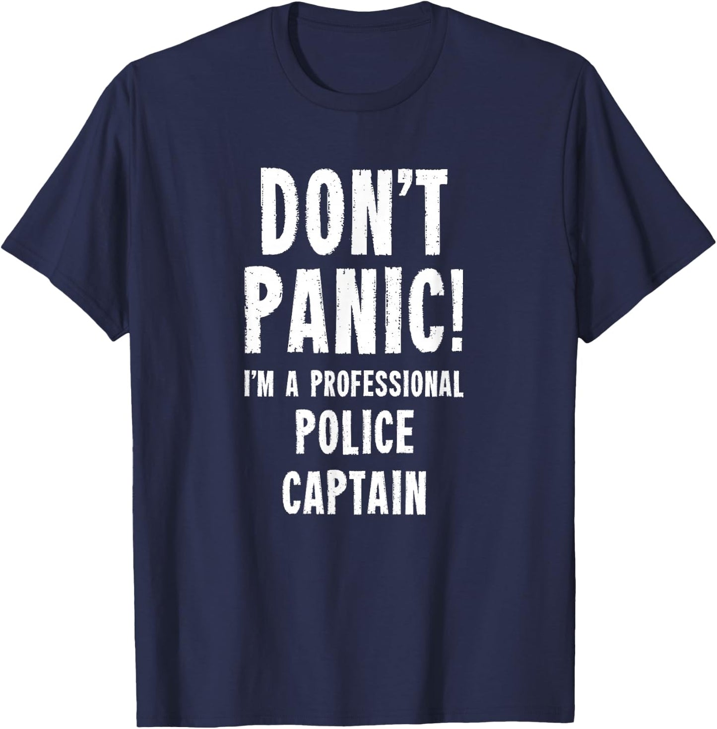 Police Captain T-Shirt - T-Shirt | Navy