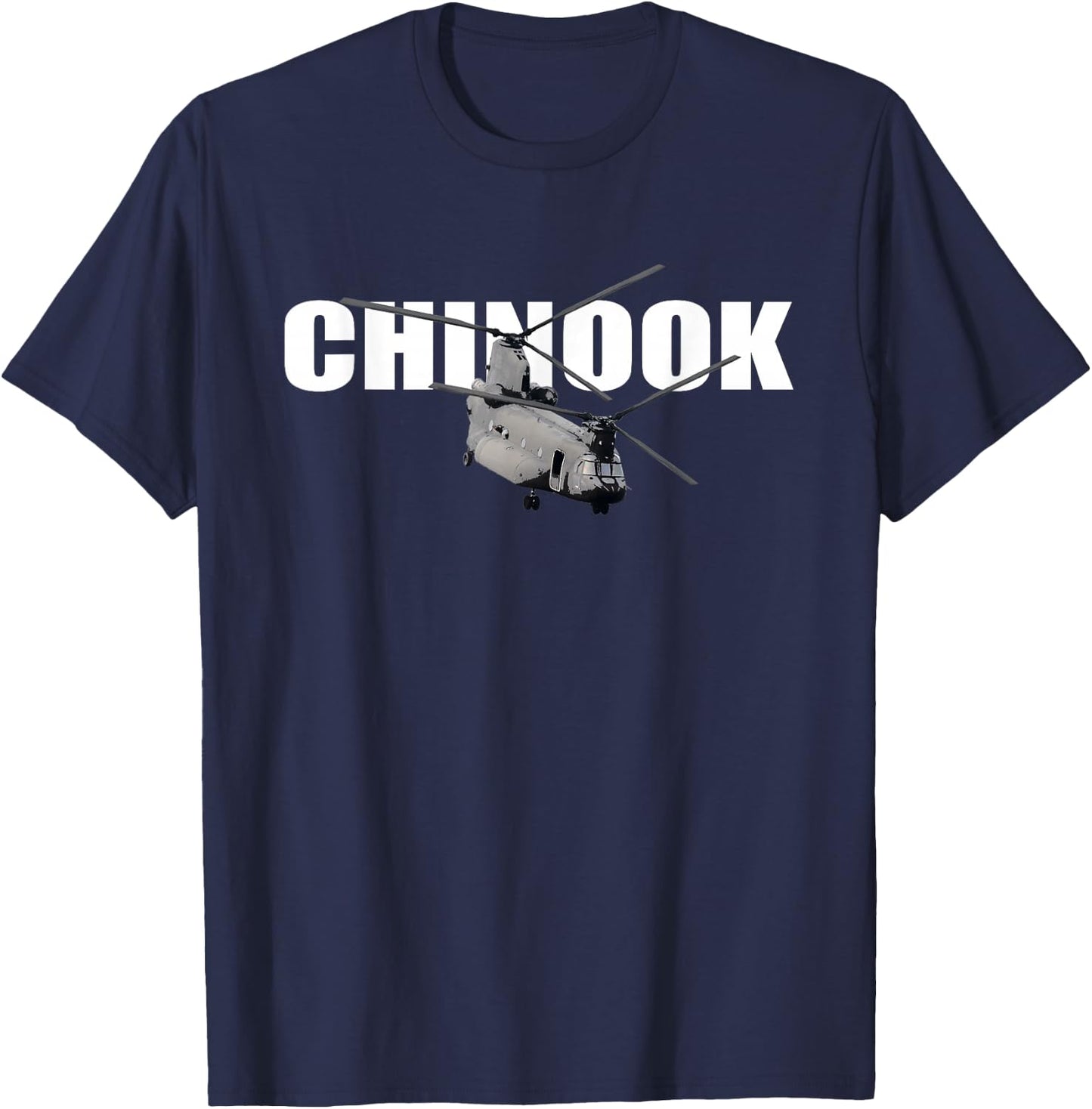 CH-47 Chinook Helicopter T-Shirt - T-Shirt | Navy