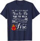 St. Catherine of Sienna Religious Sayings Print T-Shirt - T-Shirt | Navy