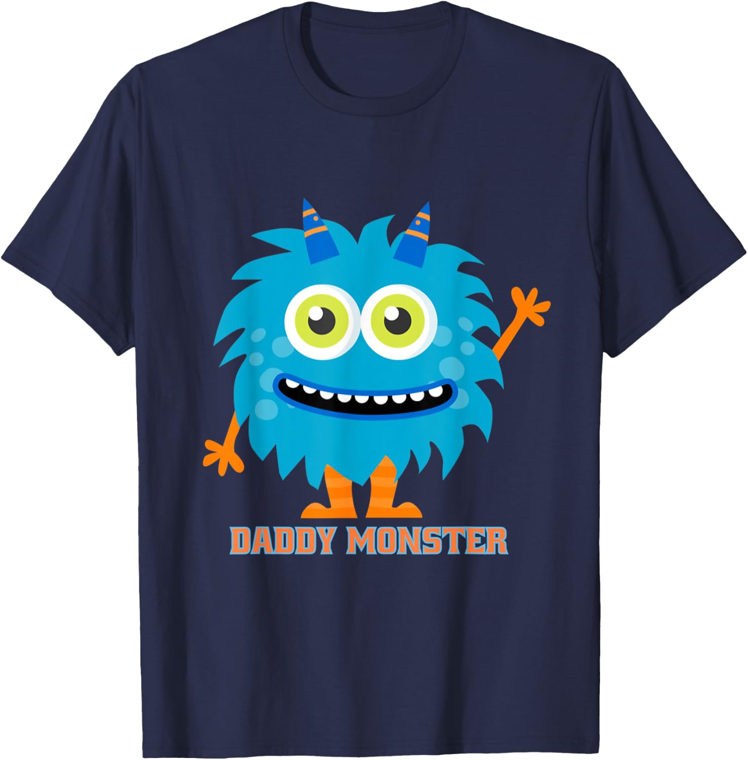 Funny Daddy Monster Costume T-Shirt - T-Shirt | Navy