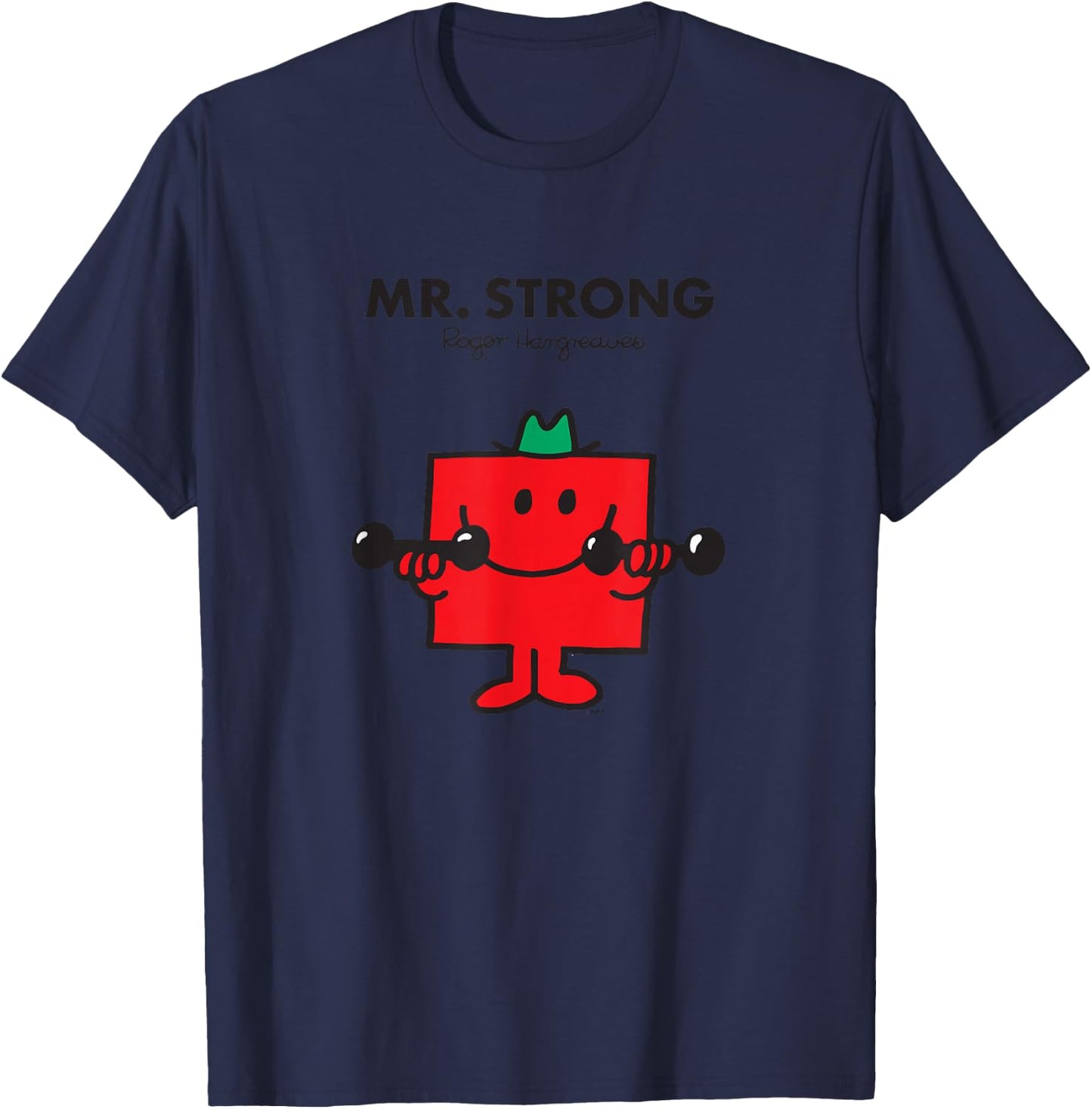 Mr. Men Mr. Strong T-Shirt - T-Shirt | Navy