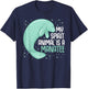 My Spirit Animal Is A Manatee Sea Cow Oceanic Creature Lover T-Shirt - T-Shirt | Navy