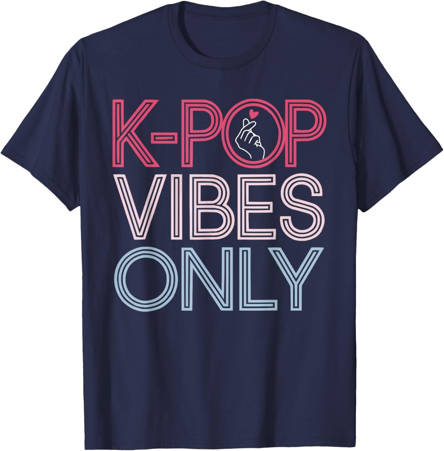 K-Pop Dance Korean Pop Music Dancing South Korea Kpop T-Shirt - T-Shirt | Navy