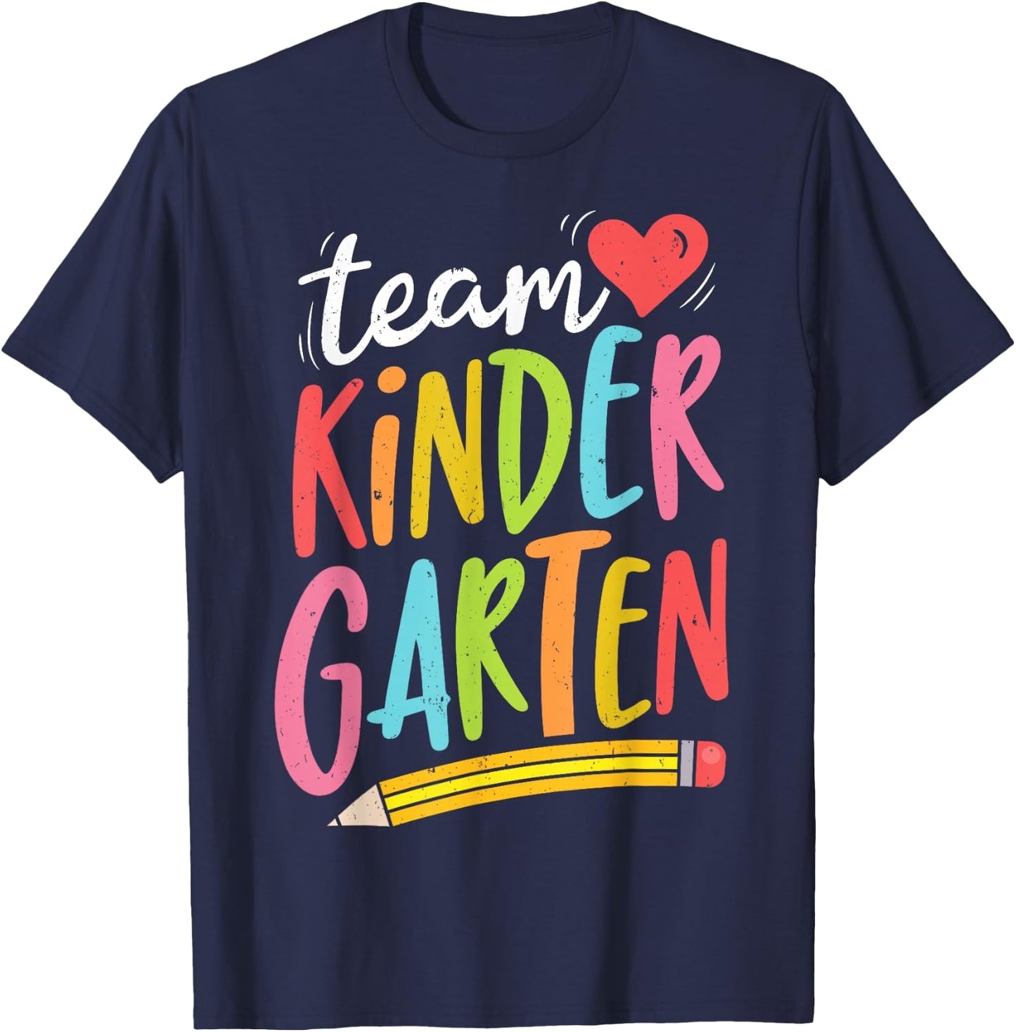 Team Kindergarten Teacher Student Funny Back To School Gifts T-Shirt - T-Shirt | Navy