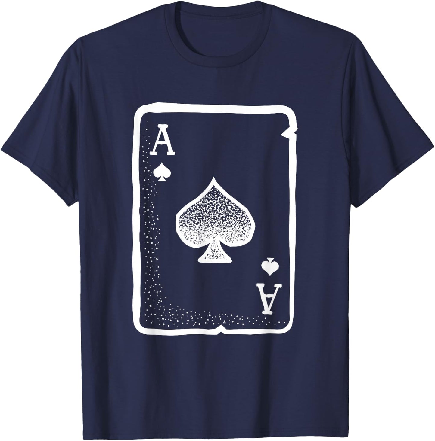 Ace of Spades Poker Playing Card Halloween Costume T-Shirt - T-Shirt | Navy