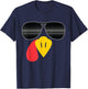 Turkey Face Sunglasses Thanksgiving T-Shirt - T-Shirt | Navy