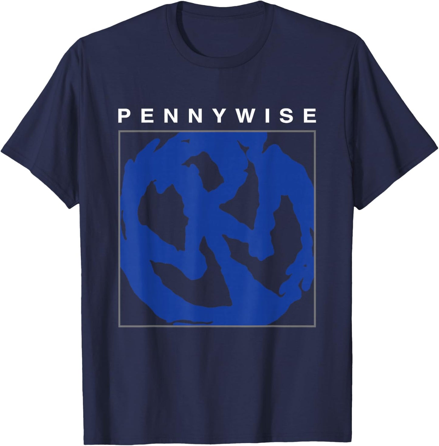 Pennywise - PW Logo - Official Merchandise T-Shirt - T-Shirt | Navy