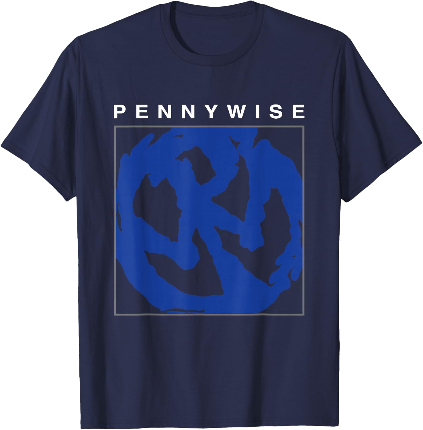Pennywise - PW Logo - Official Merchandise T-Shirt - T-Shirt | Navy