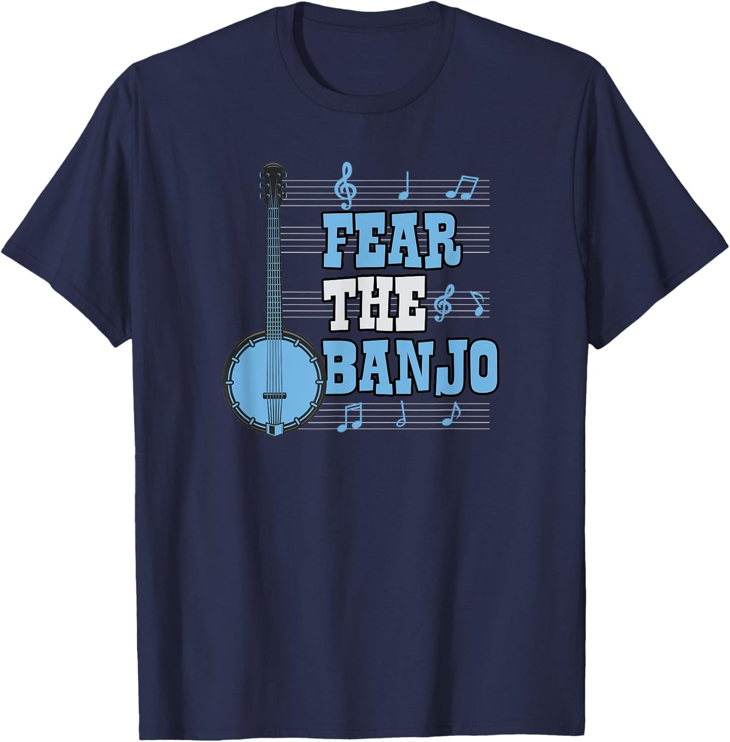 Fear The Banjo T-Shirt - T-Shirt | Navy