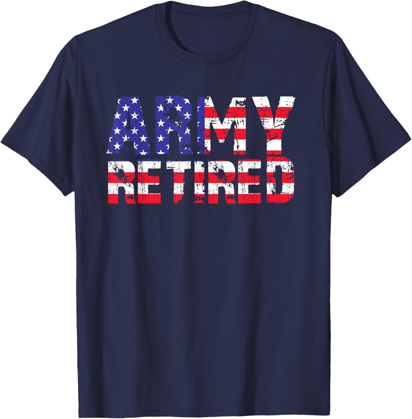 Retired Army . US ARMY Retirement Gift T-Shirt - T-Shirt | Navy