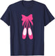 Cute Unique & Modern Ballet & Ballerina & Gift T-Shirt - T-Shirt | Navy