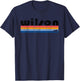 Vintage 80s Style Wilson, NC T-Shirt - T-Shirt | Navy