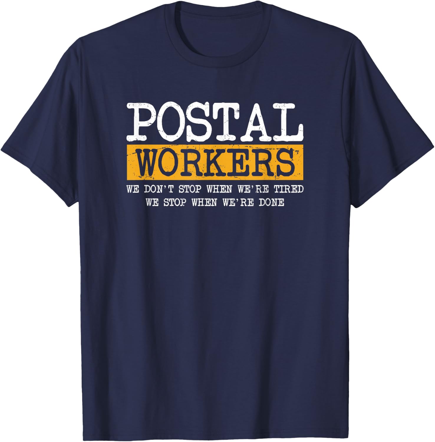 Mail Man & Lady Rural Carrier Gifts - Postal Worker T-Shirt - T-Shirt | Navy