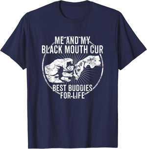 Black Mouth Cur T-Shirt - T-Shirt | Navy