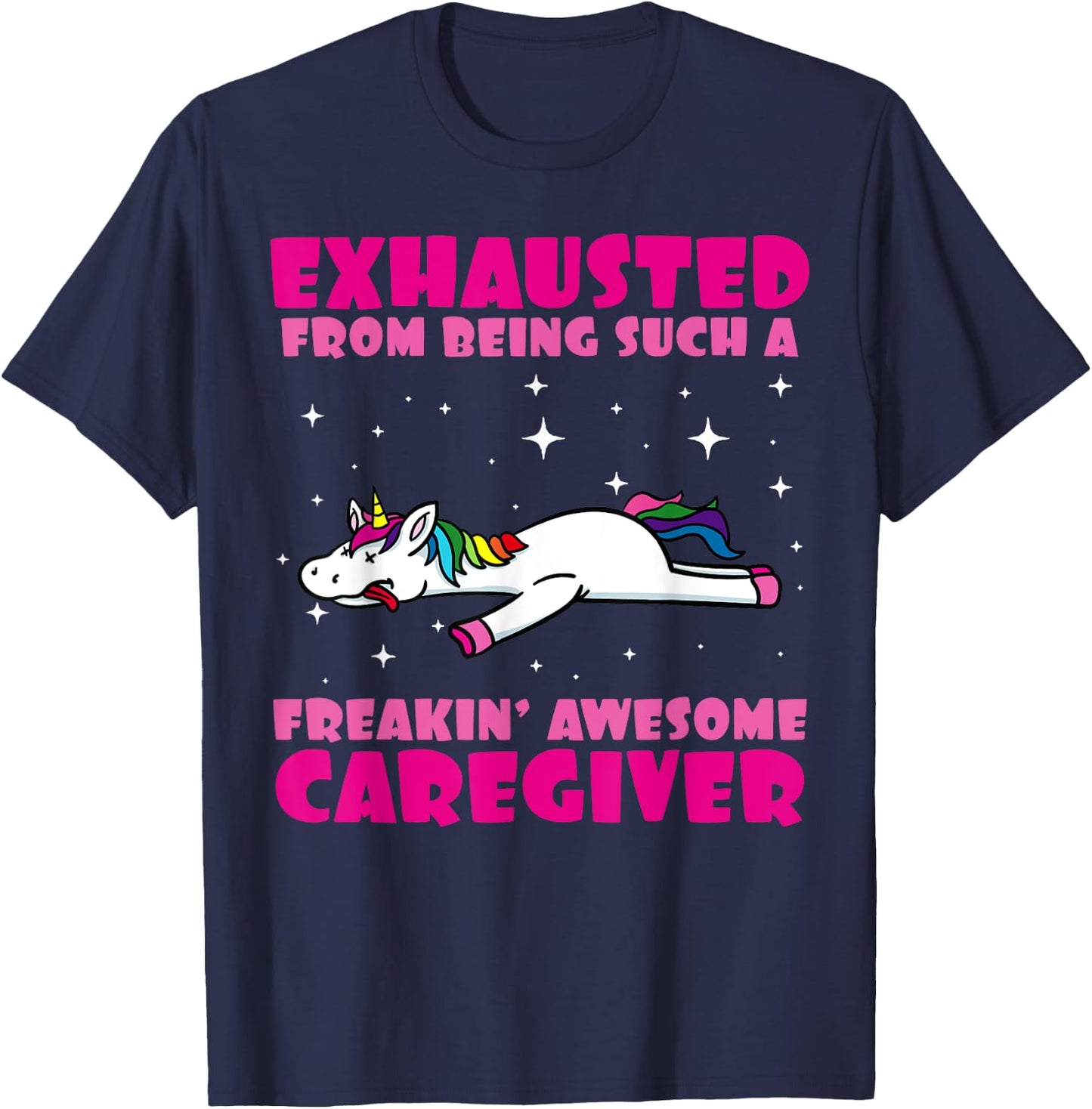 Caregiver Assistance Carer Senior Caregiving Help T-Shirt - T-Shirt | Navy
