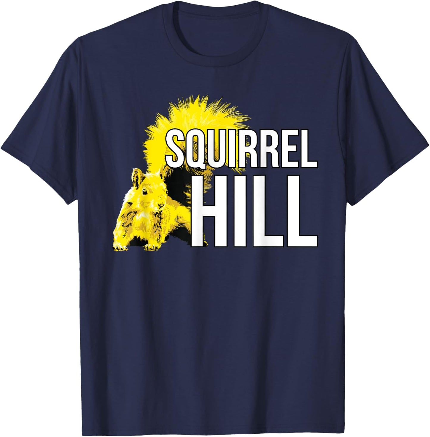 Squirrel Hill Pittsburgh Neighborhood T-Shirt - T-Shirt | Navy