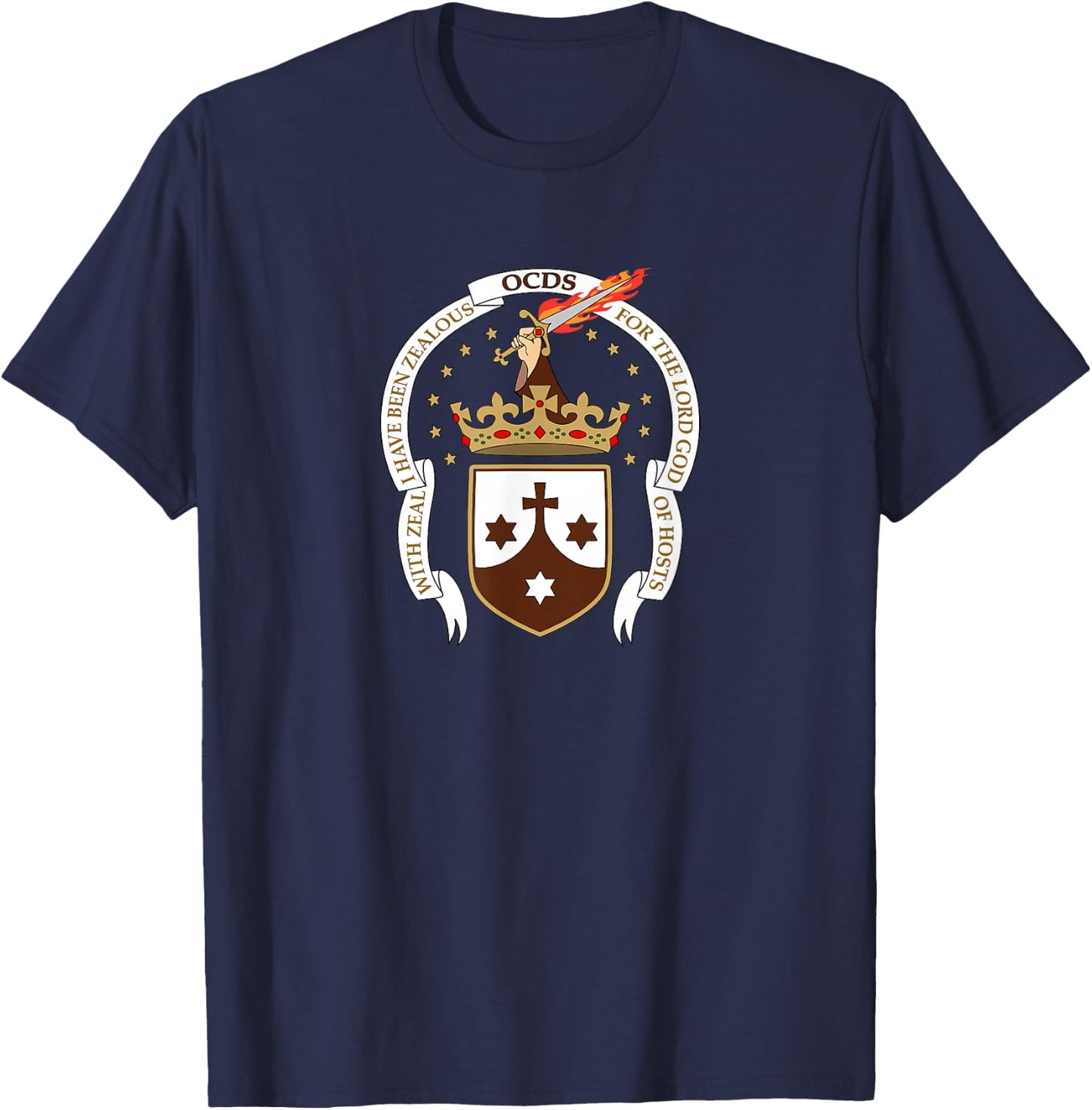 Secular Carmelite T-Shirt - T-Shirt | Navy