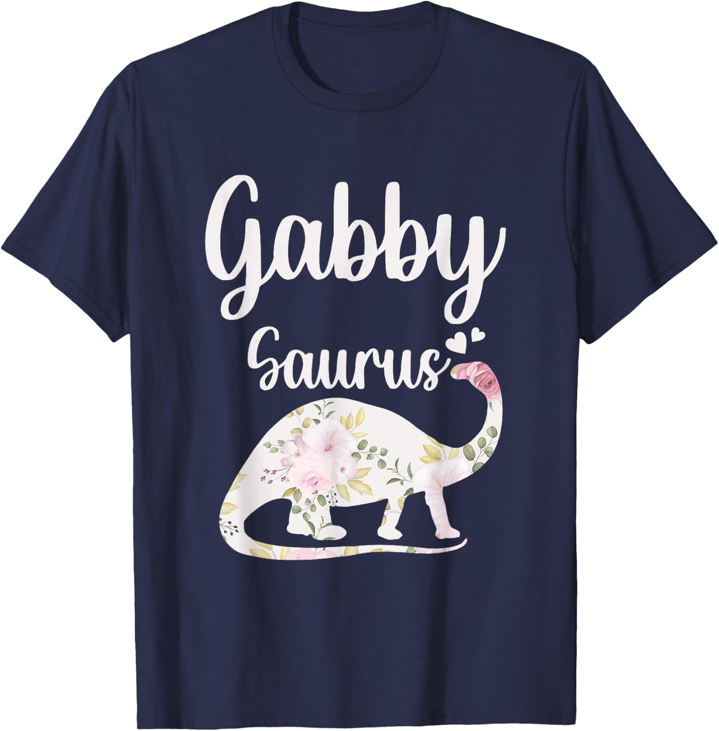 Gabby Saurus Grandma Mother's Day Thanksgiving Christmas T-Shirt - T-Shirt | Navy