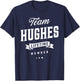 Team Hughes Lifetime Member Family Matching T-Shirt - T-Shirt | Navy