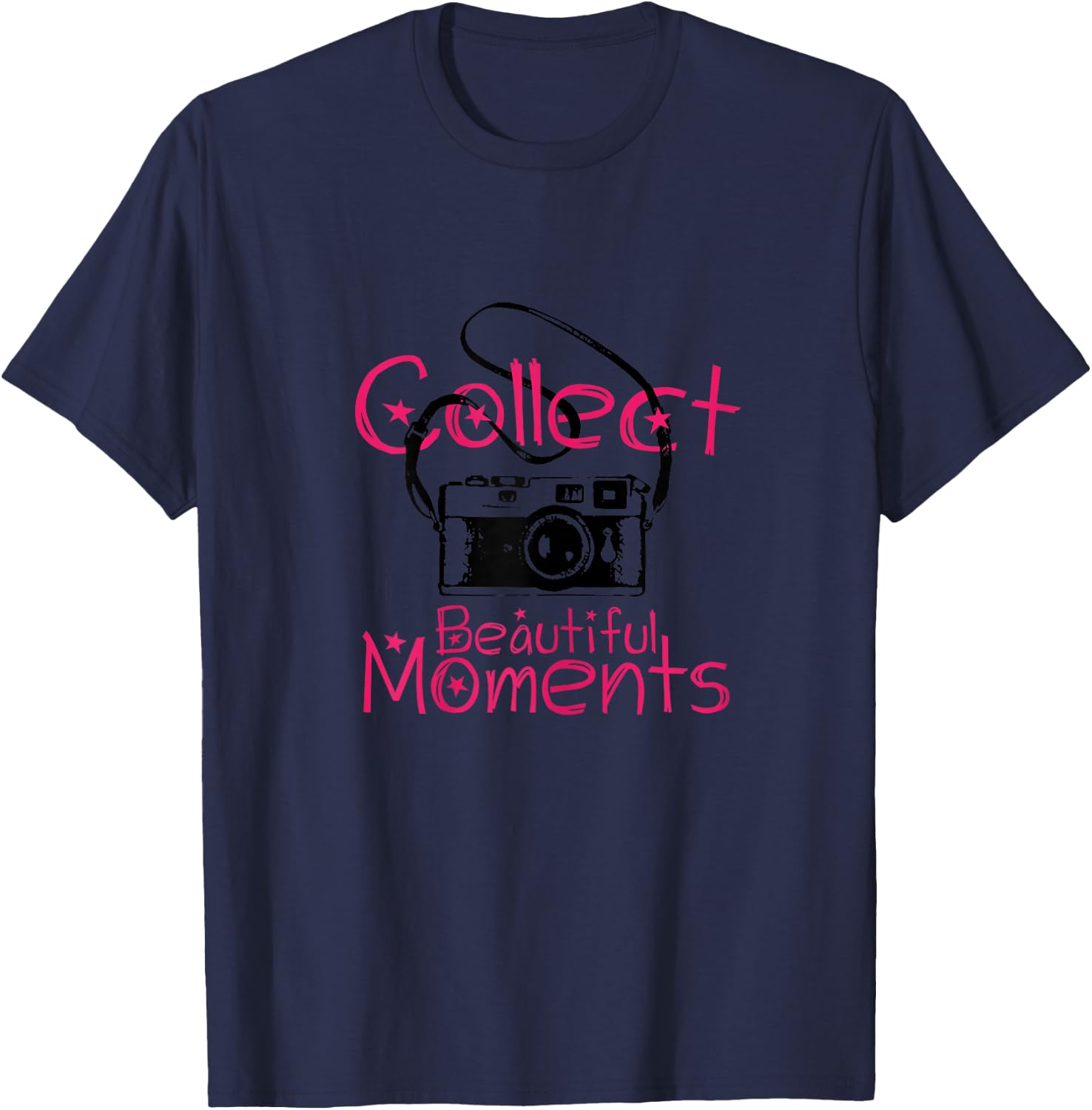 Photography Camera Photographer Gift T-Shirt - T-Shirt | Navy