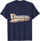 Cougars Sports Name Vintage Women Boys Girls T-Shirt - T-Shirt | Navy