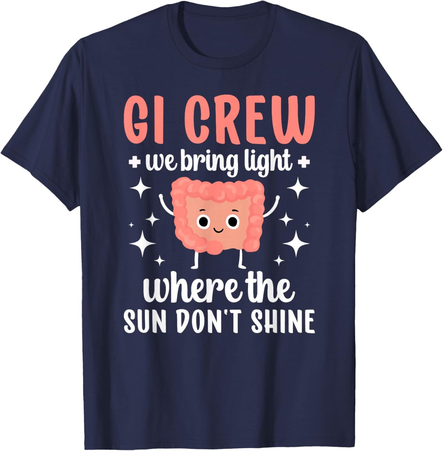 GI Crew Gastro Nurse Squad Gastroenterology Nurse GI Nurse T-Shirt - T-Shirt | Navy