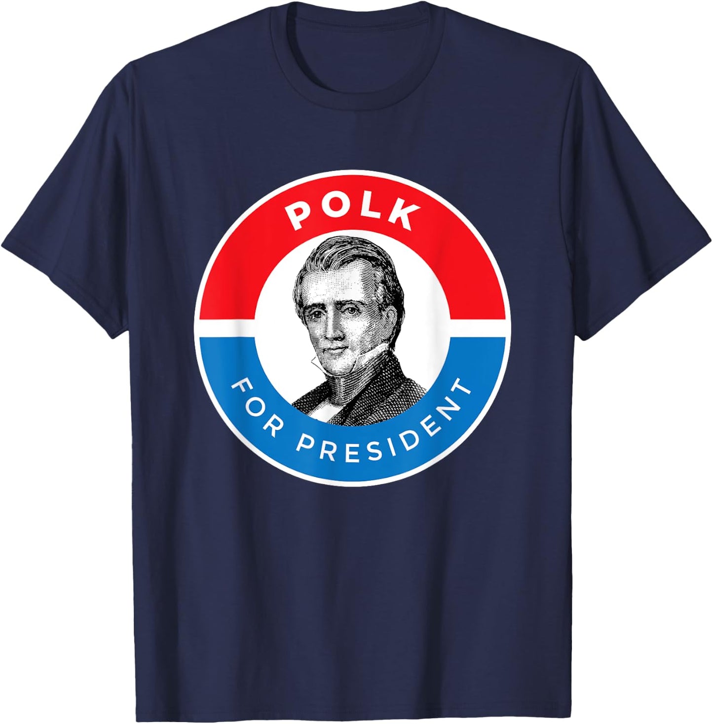 James K Polk T-Shirt - T-Shirt | Navy