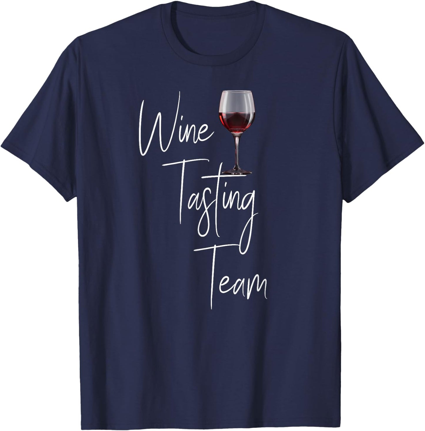 Wine Tasting Team T-Shirt - T-Shirt | Navy
