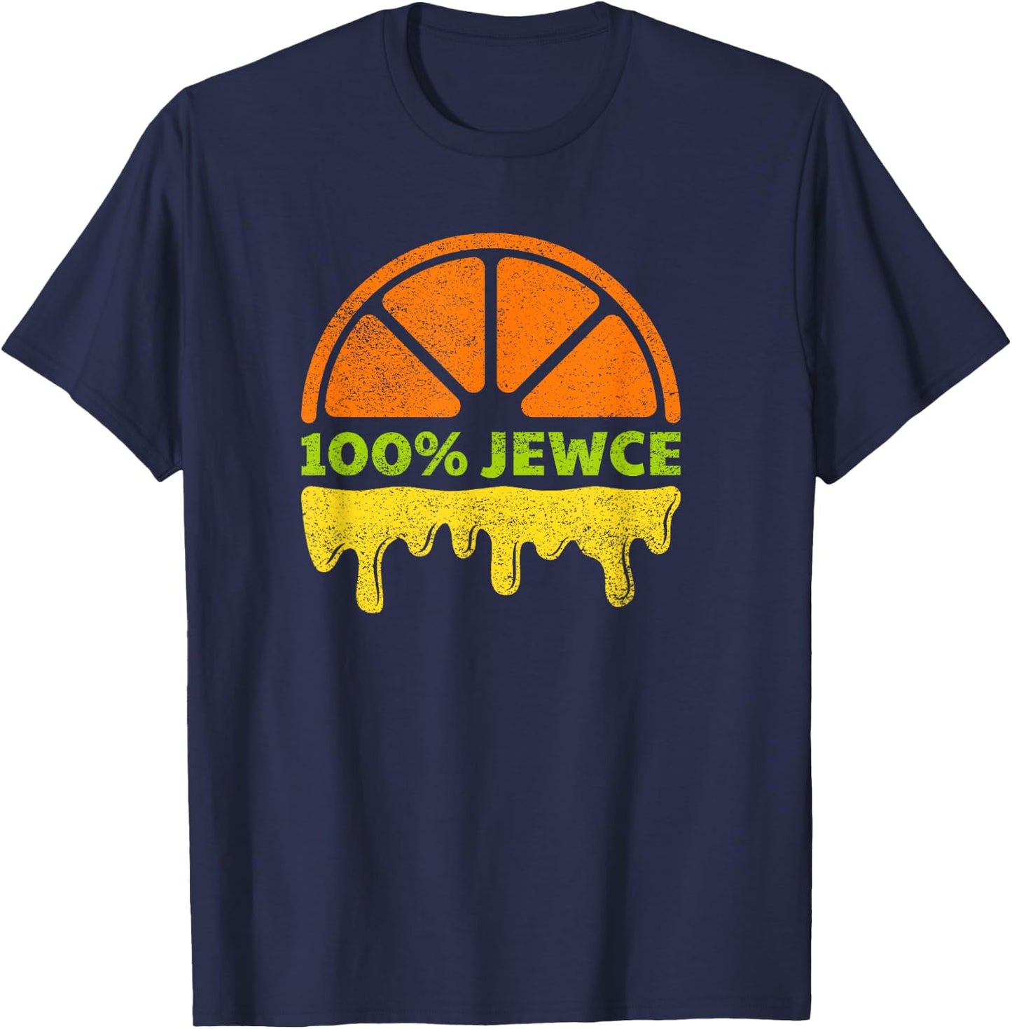 100% Jewce Jews T-Shirt - T-Shirt | Navy