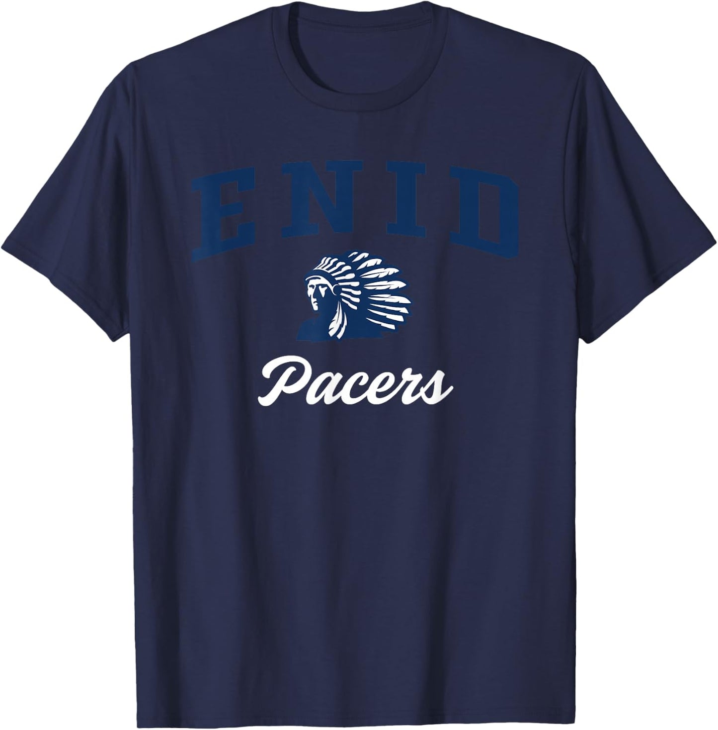 Enid High School Pacers C3 T-Shirt - T-Shirt | Navy