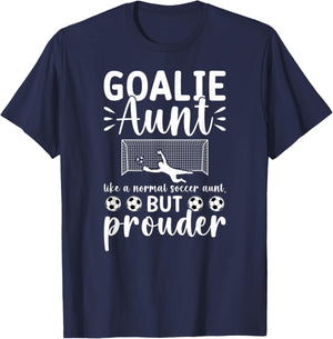 Soccer Goalie Aunt Of A Soccer Keeper Aunt Definition T-Shirt - T-Shirt | Navy