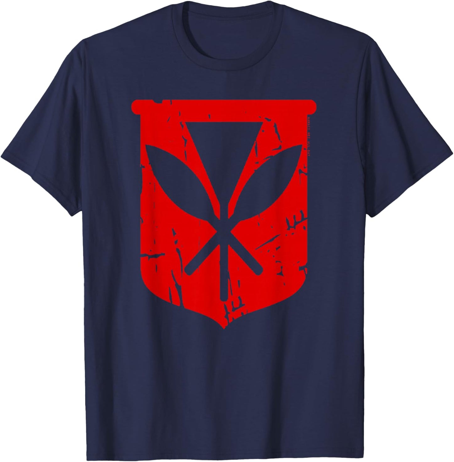 Hawai'i Kanaka Maoli (red) by Hawaii Nei All Day T-Shirt - T-Shirt | Navy
