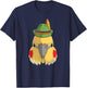 Cockatiel Bird Oktoberfest German Bavarian Alpine Hat Parrot T-Shirt - T-Shirt | Navy