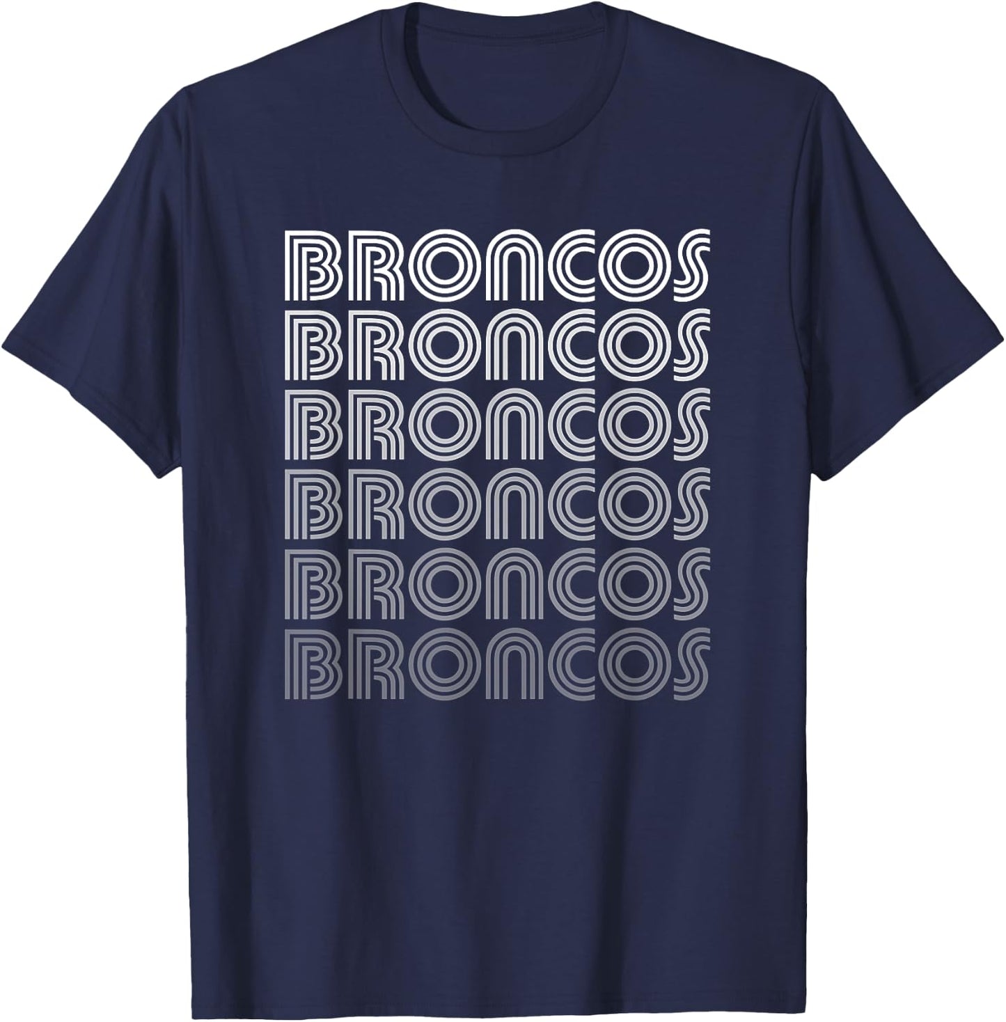 Vintage Broncos T-Shirt - T-Shirt | Navy