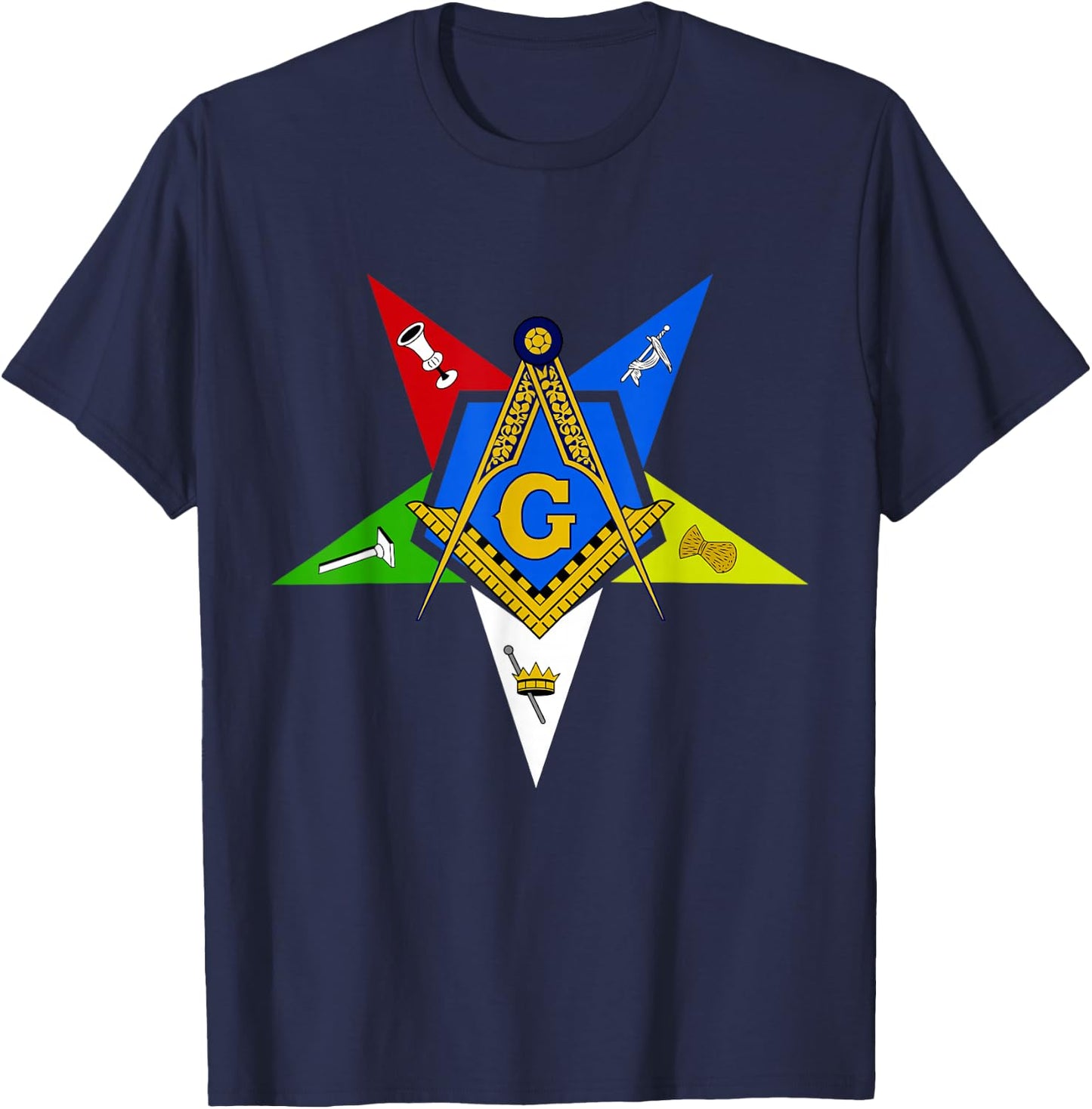 Worthy Patron T Shirt Masonic OES Eastern Star T-Shirt - T-Shirt | Navy