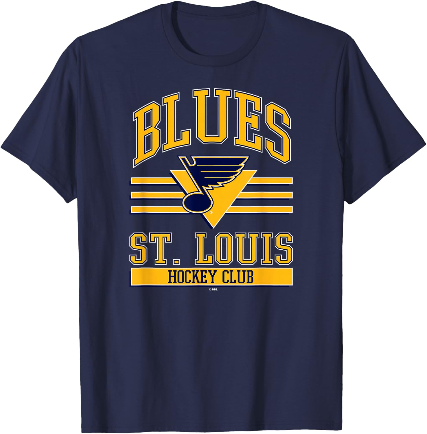 St. Louis Blues Hockey Club Blue Officially Licensed T-Shirt - T-Shirt | Navy