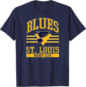 St. Louis Blues Hockey Club Blue Officially Licensed T-Shirt - T-Shirt | Navy