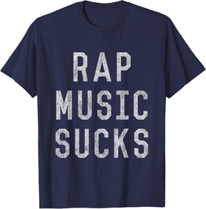 Rap Music Sucks T-Shirt - T-Shirt | Navy