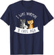 I Was Normal 3 Cats Ago - Cat Lover T-Shirt - T-Shirt | Navy