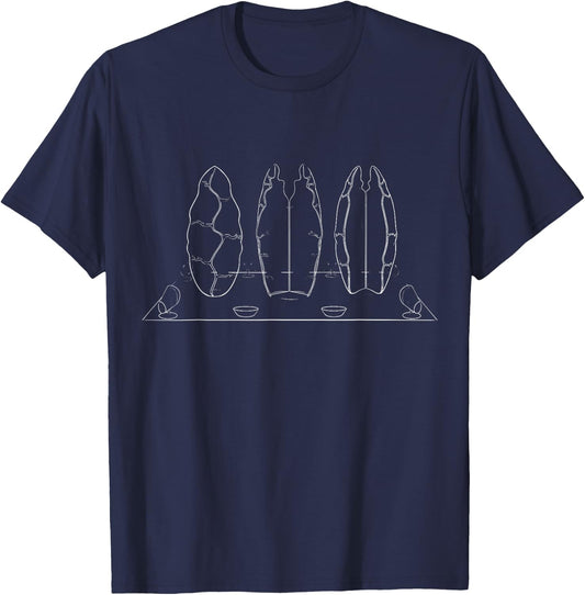 Powder MIll Design Black Spinal Tap Pods Funny T-Shirt - T-Shirt | Navy