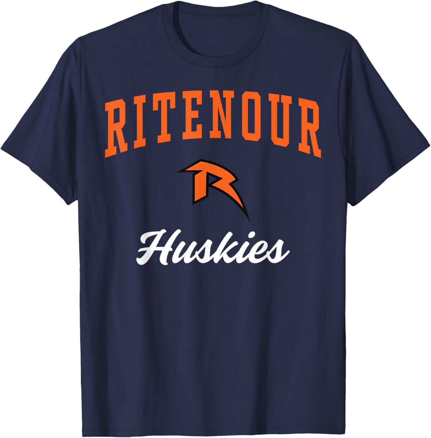 Ritenour High School Huskies T-Shirt - T-Shirt | Navy