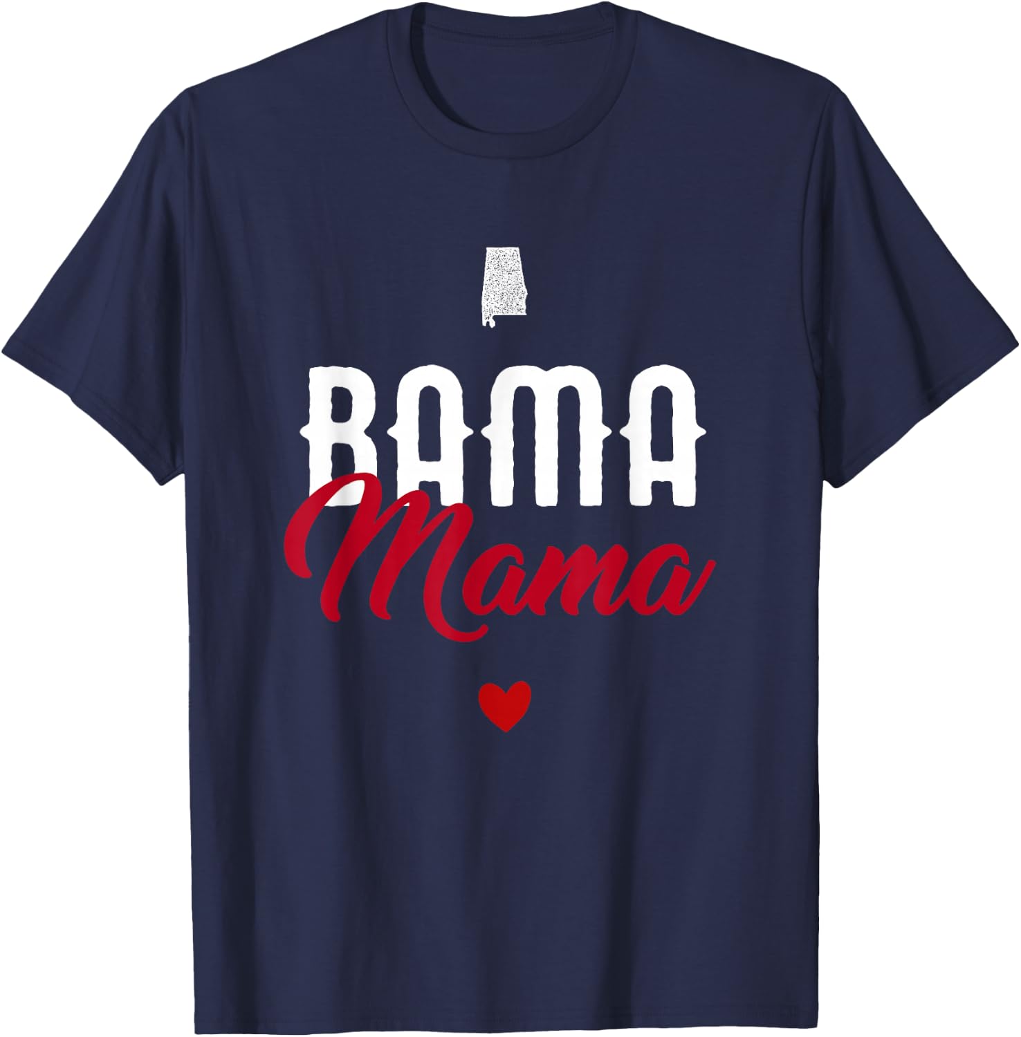 Bama Mama - Alabama Mom T-Shirt - T-Shirt | Navy