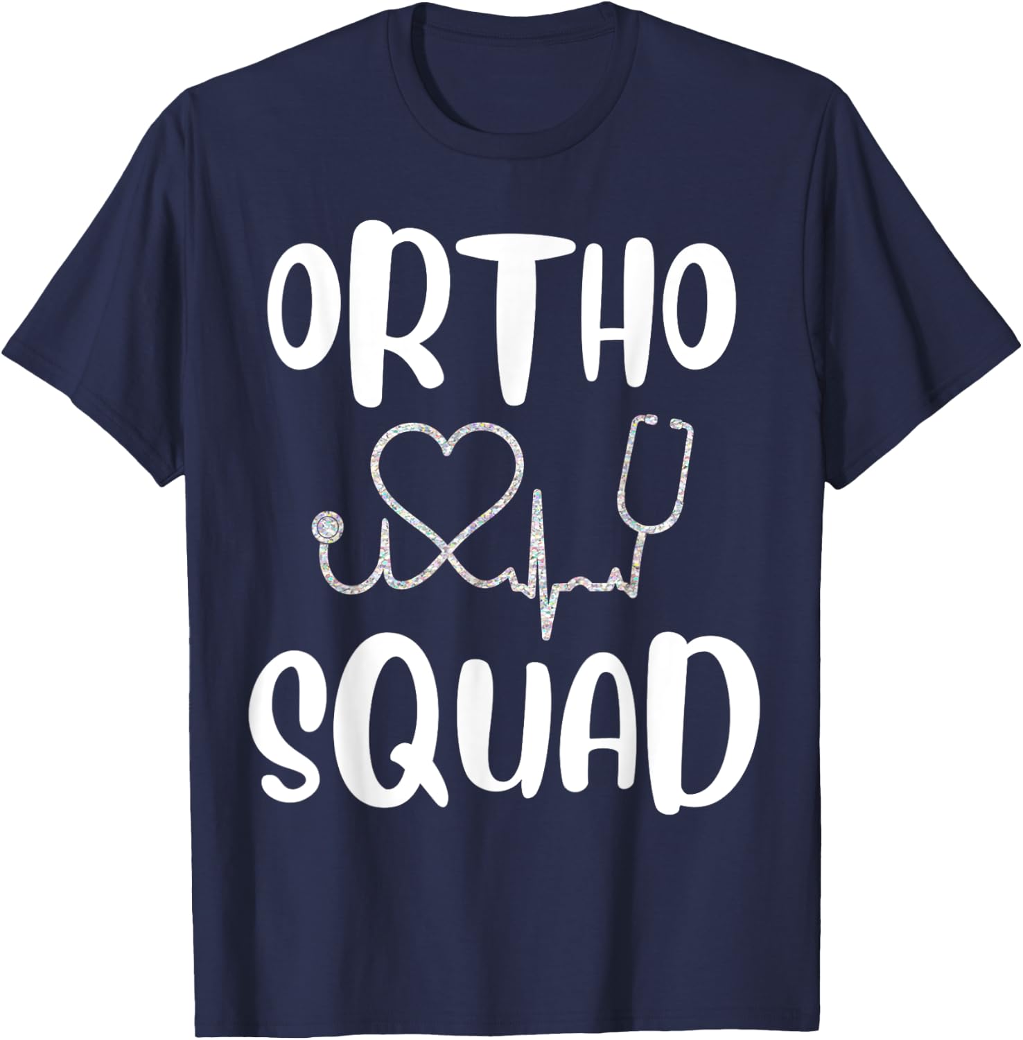 Ortho Squad cute orthopedic Doctor nurse Assistant gift T-Shirt - T-Shirt | Navy