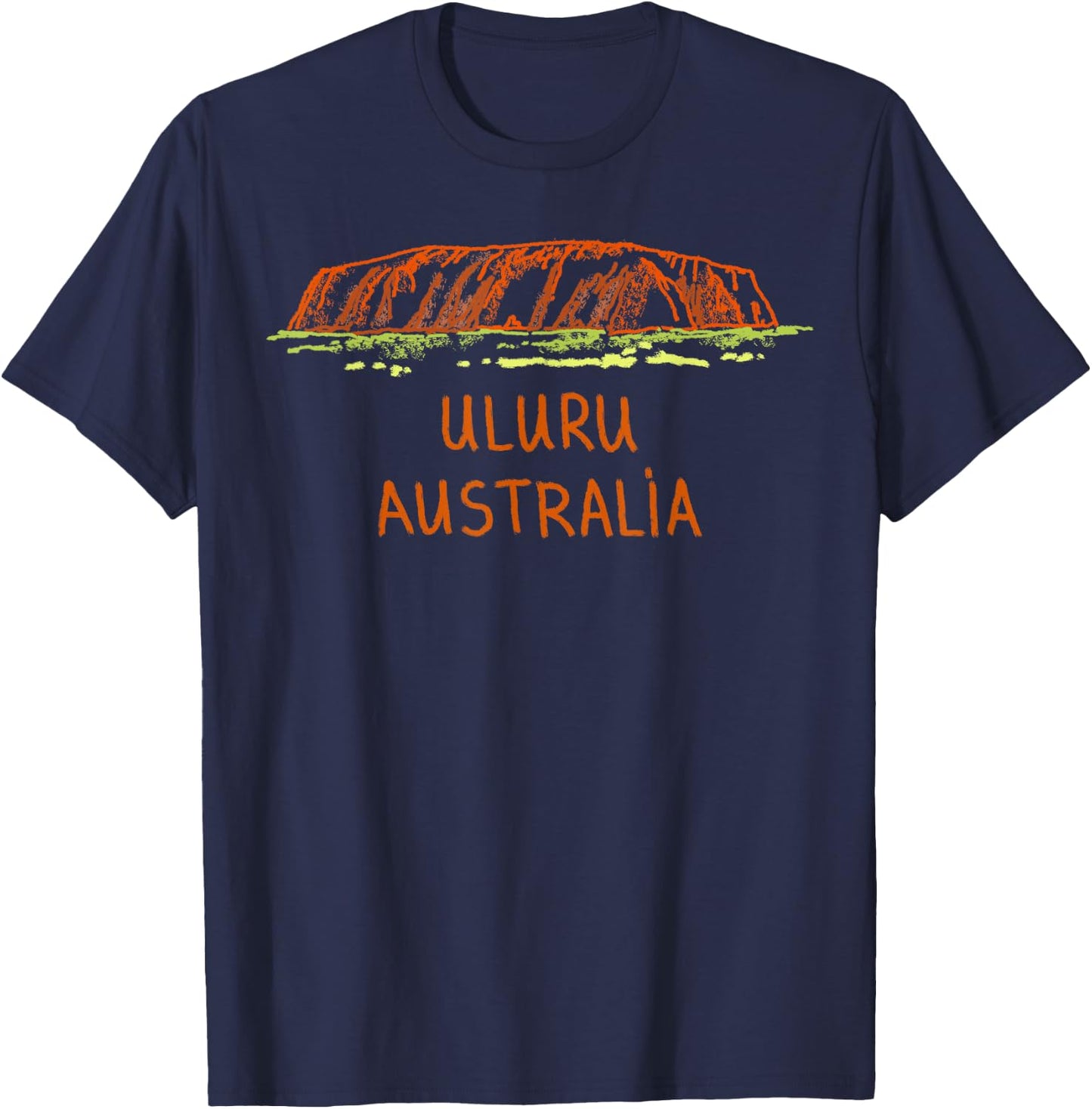 Uluru Australia T-Shirt - T-Shirt | Navy