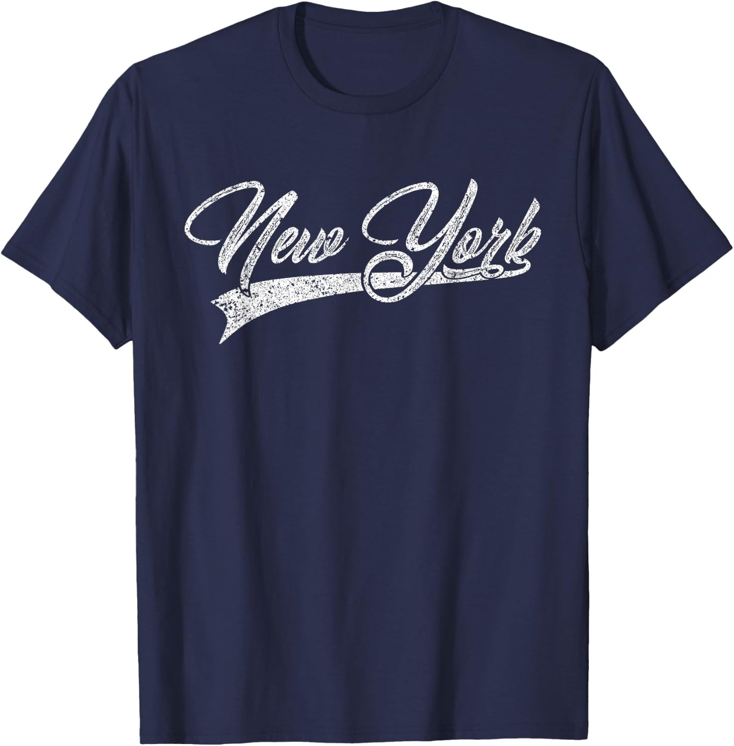 New York Classic Vintage NY Sports T-Shirt - T-Shirt | Navy