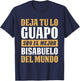 Soy El Mejor Bisabuelo Del Mundo - Best Great-Grandpa T-Shirt - T-Shirt | Navy