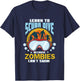Learn To Scuba Dive Zombies Can't Swim Scuba Diver T-Shirt - T-Shirt | Navy