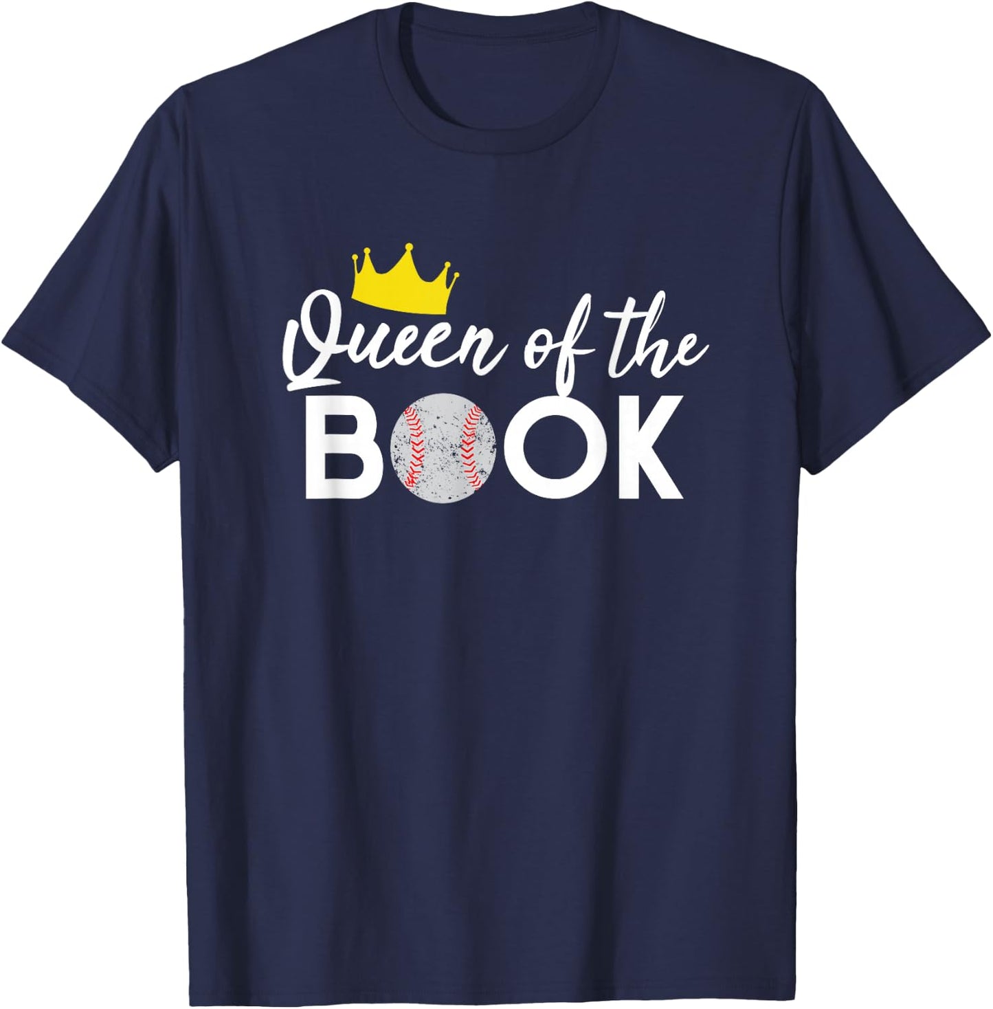 Scorekeeper Baseball Team Scorebook Queen T-Shirt - T-Shirt | Navy