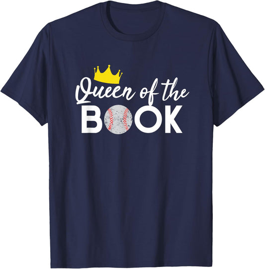 Scorekeeper Baseball Team Scorebook Queen T-Shirt - T-Shirt | Navy